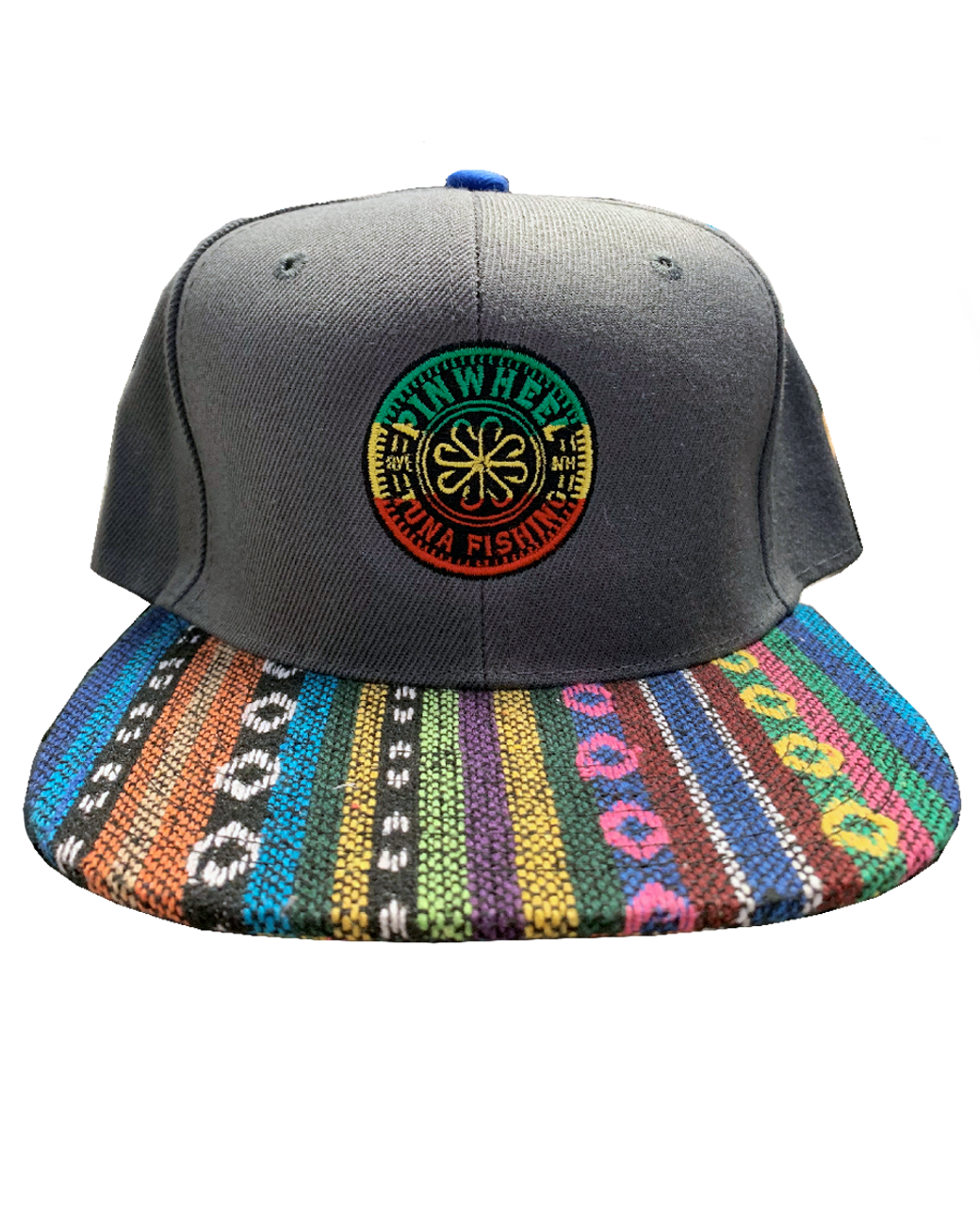 Rasta Pinwheel Aztec Hat - Wicked Tuna Gear