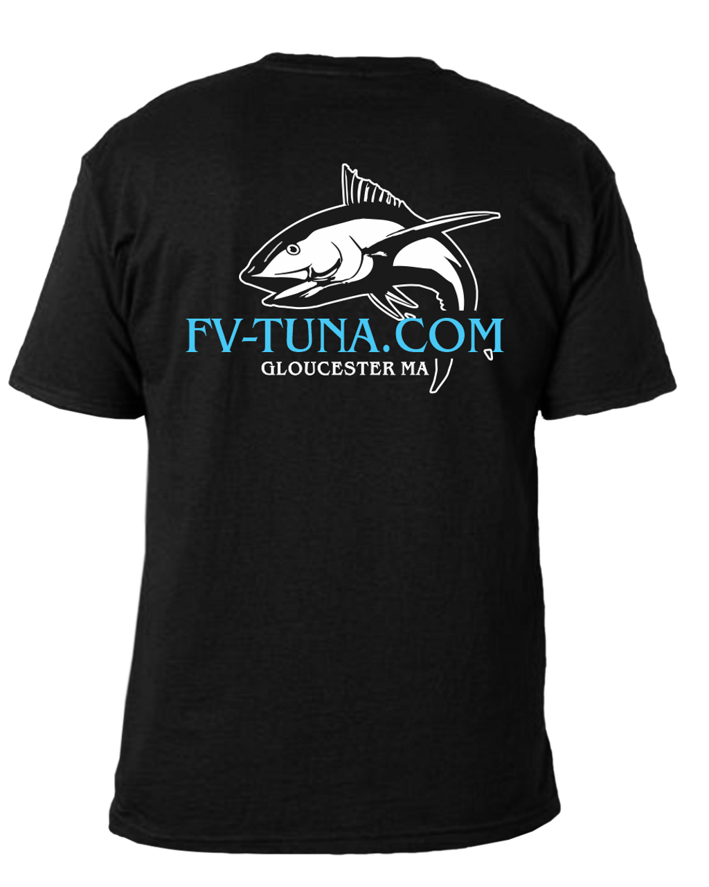 Wicked Tuna Tee Bluefin Tuna T-Shirt Let's Go Get Some Tail Fork Length Fashion