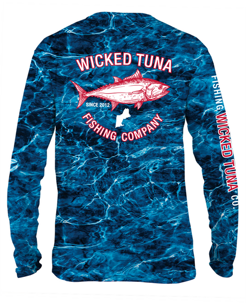 Wicked Tuna Mossy Oak Elements Performance UPF 50+ shirt - Wicked Tuna Gear