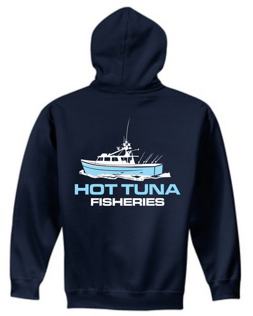 Custom Abstract Tuna Fishing Shirt - Hoodie