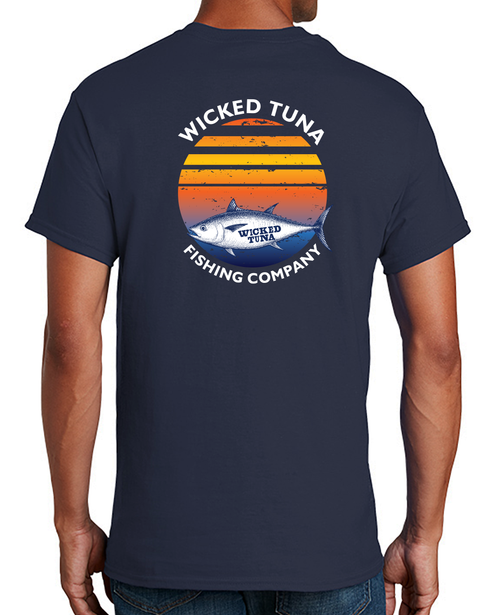 Tuna Fishing T-Shirt Hooded Sweat Shirt Tuna Fishing T-Shirt Wicked Fish  tuna Yellow Tail Blue Fin Medium 