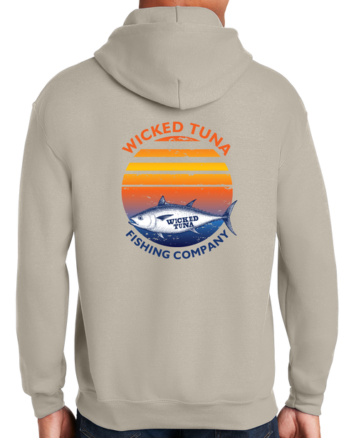 Half Moon Tuna Hooded Sweatshirt - Wicked Tuna