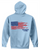 The American Flag Hooded Sweatshirt  The American Flag Hooded Sweatshirt