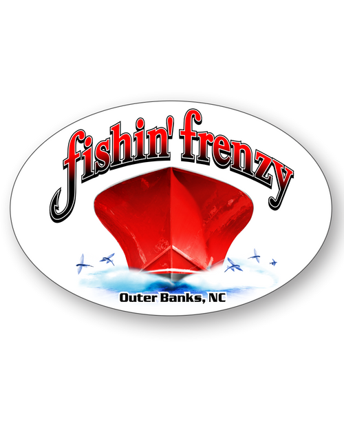 Fishin' Frenzy Sticker Wicked Tuna Gear