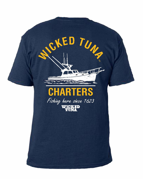 Wicked Tuna Charters Pocket Tee Wicked Tuna Gear