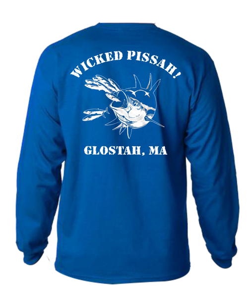 Wicked Pissah Bluefin Tuna Fish Illustration Fishing Angler T Shirt sold by  Nushaba Akhundova, SKU 33356