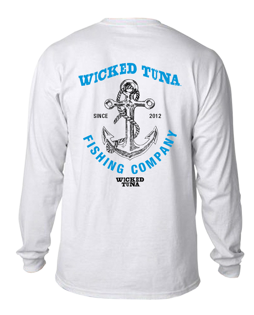 Wicked Tuna Anchor Long Sleeve Pocket Tee Wicked Tuna Gear