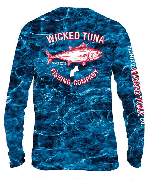 Wicked Tuna Mossy Oak Elements Performance UPF 50+ shirt Wicked Tuna Gear
