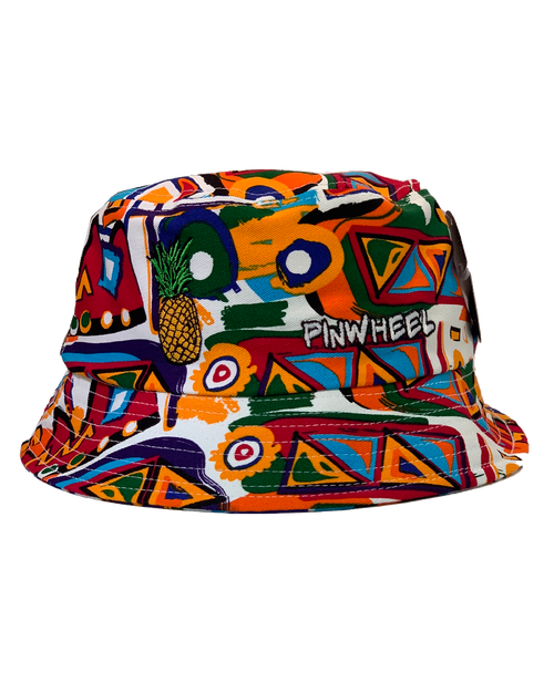 Pineapple Pinwheel Aztec Bucket Hat 