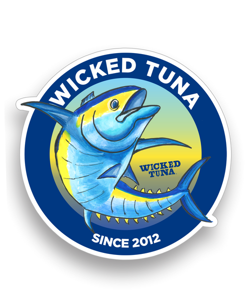 Tuna Badge Decal - Wicked Tuna