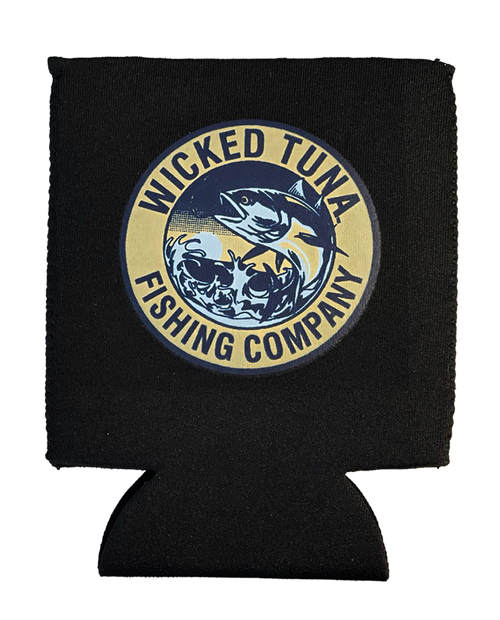 Tuna Hook Wicked Tuna Can Cooler Black