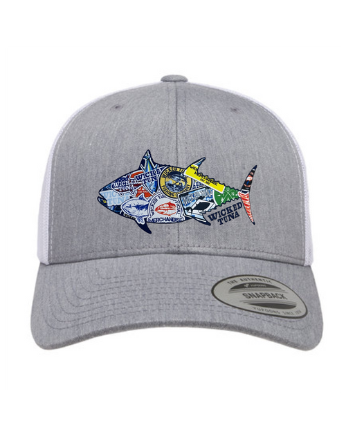 Tuna Roped Trucker FlexFit Hat - Wicked Tuna Gear