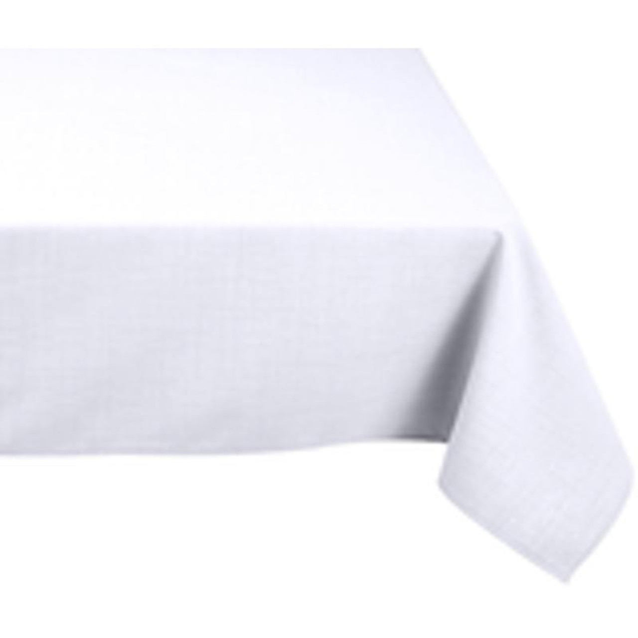 Nappe rectangle Pampille blanc et or Anti tache et Infroissable 200 cm X  150 cm