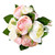 Bouquet de fleurs H32 WH/PK