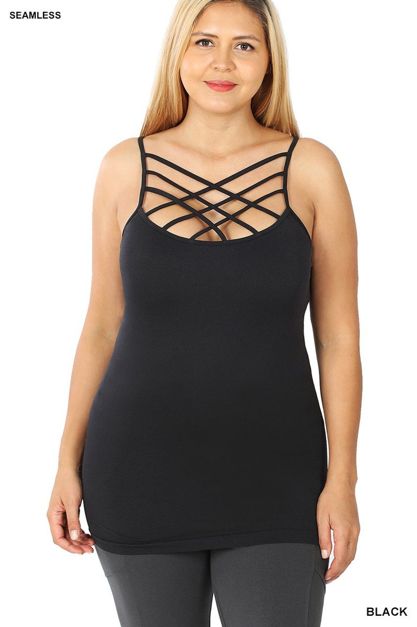 Criss Cross Camis - Bold and Curvy