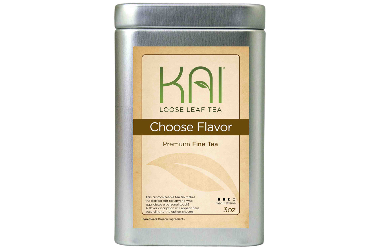 Personalize a Tea Tin - Kai Organic Tea