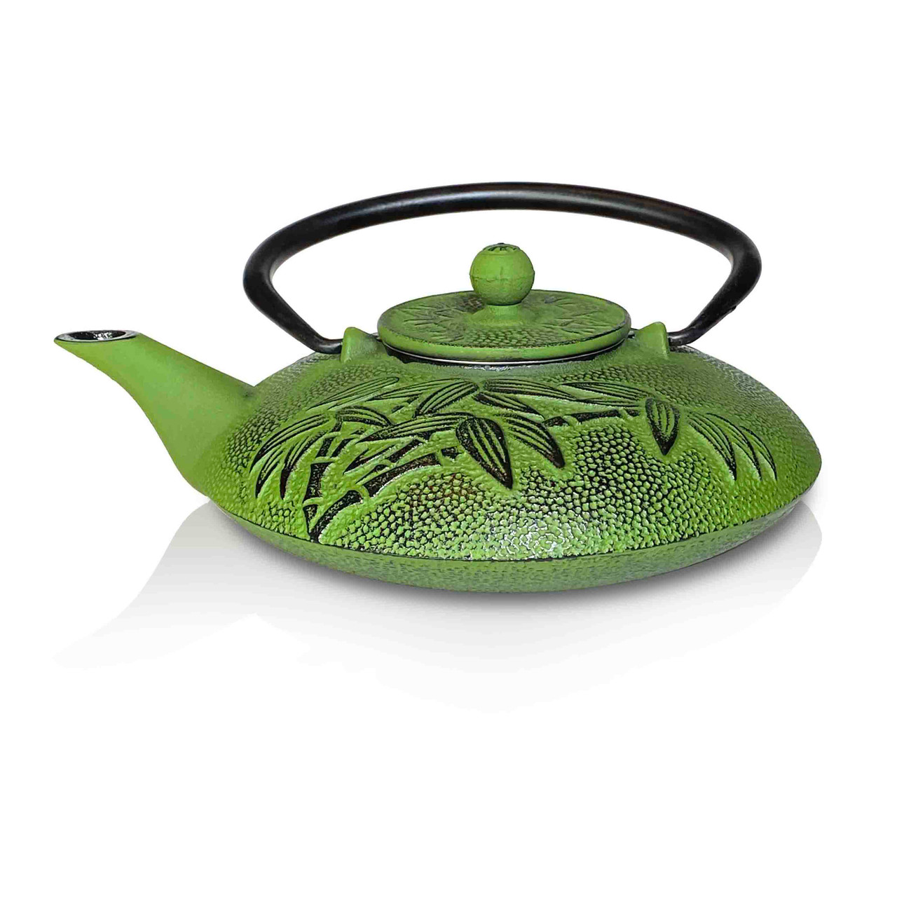Avanti Bamboo & Cast Iron Tea Pot – 800ml, Navy & Bronze, Includes
