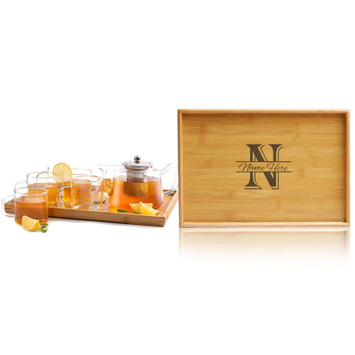 Kai Tea personalize clear glass teapot Set Kai Tea personalize clear glass teapot Set