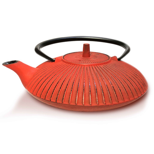 Kai Tea Cast Iron red Teapot