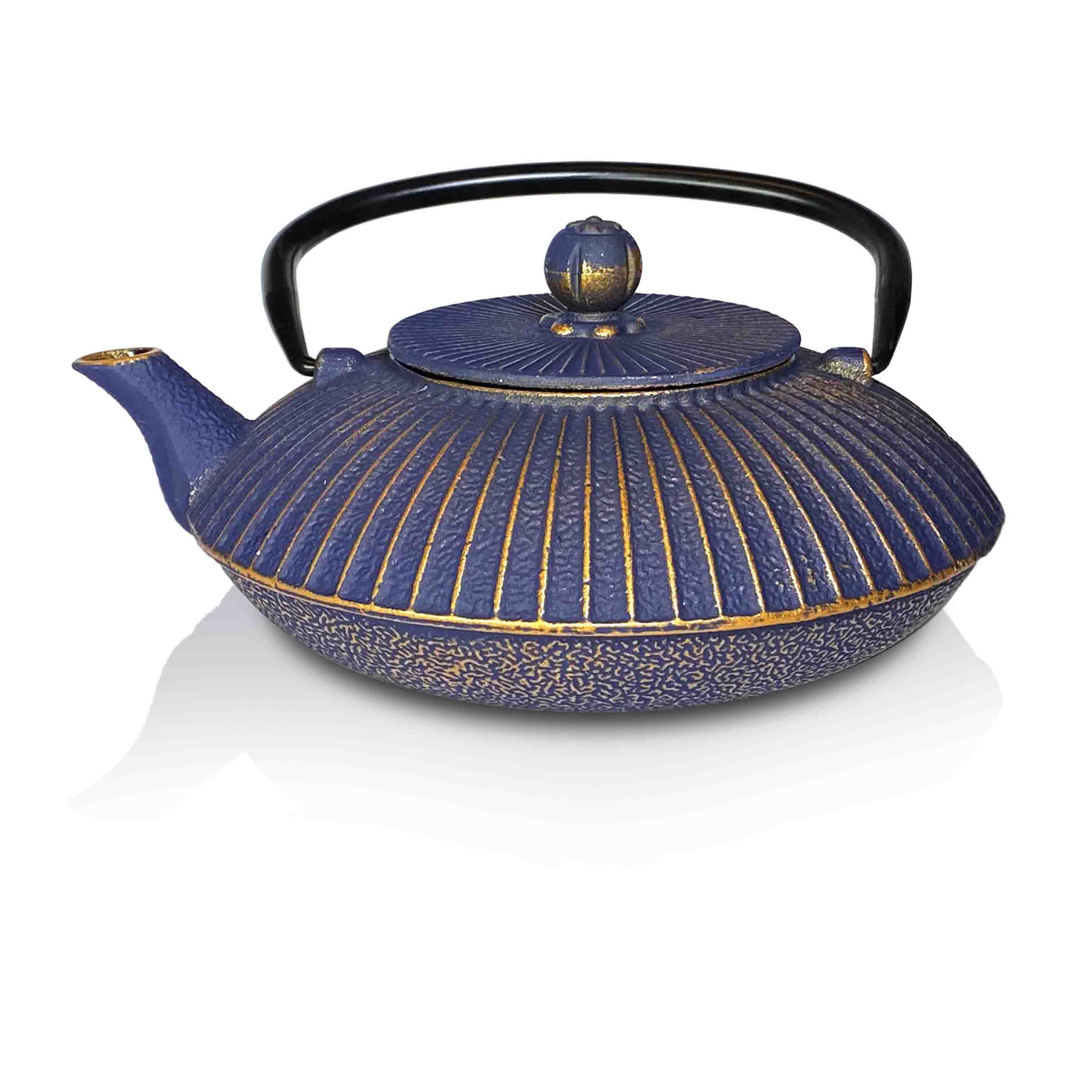 Blue Floral Cast Iron Teapot - 34oz - The Republic of Tea | 34 oz Teapot