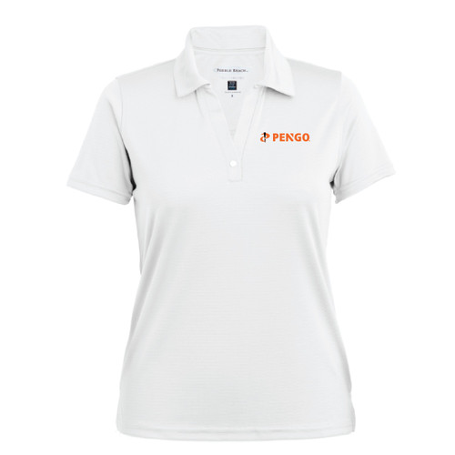 Pebble Beach Womens Horizontal Textured Polo