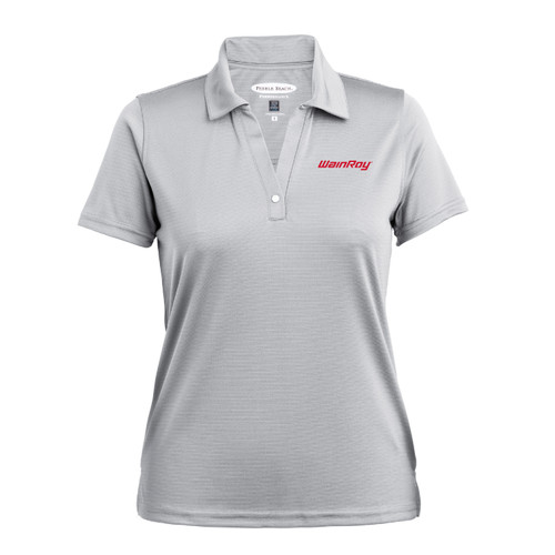 Pebble Beach Womens Horizontal Textured Polo - WainRoy