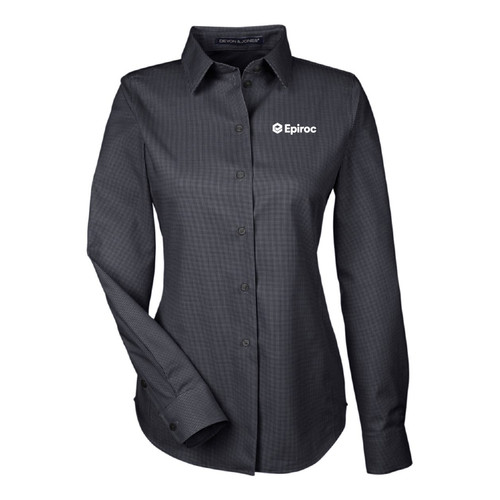 Ladies Devon & Jones Royal Dobby Dress Shirts - Epiroc