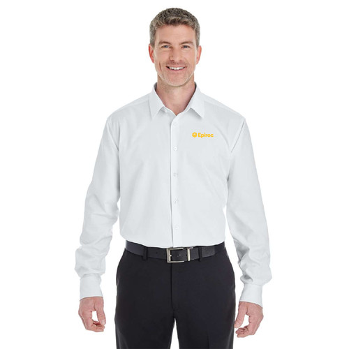 Mens Devon & Jones Royal Dobby Dress Shirts - Epiroc Mens Devon & Jones Royal Dobby Dress Shirts - Epiroc