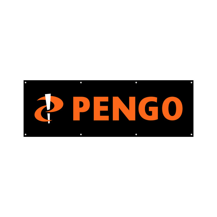Pengo Vinyl Banner (2' x 6')