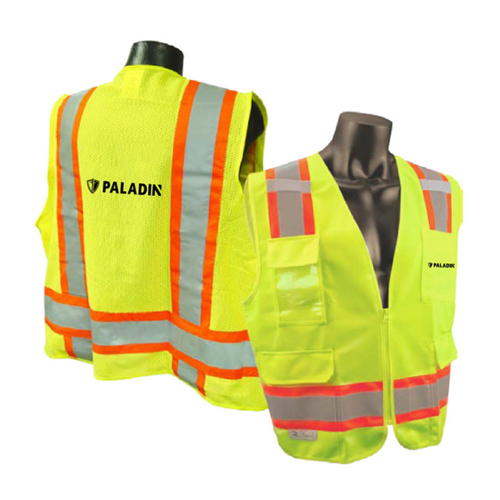Two Tone Safety Vest Safety Green