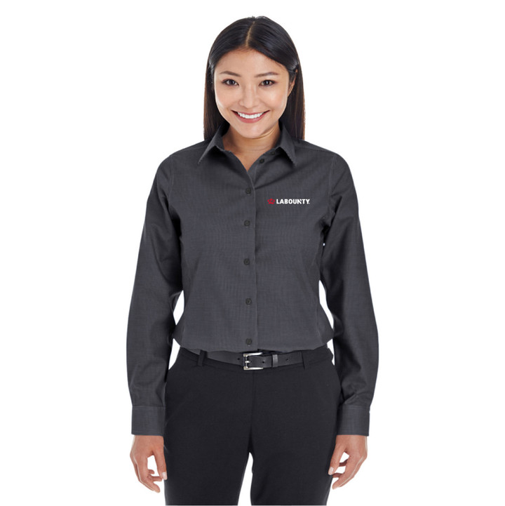 Ladies Devon & Jones Royal Dobby Dress Shirts - LaBounty Ladies Devon & Jones Royal Dobby Dress Shirts - LaBounty