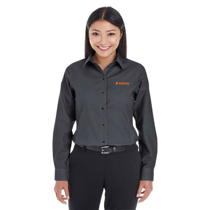 Ladies Devon & Jones Royal Dobby Dress Shirts - Pengo Ladies Devon & Jones Royal Dobby Dress Shirts - Pengo