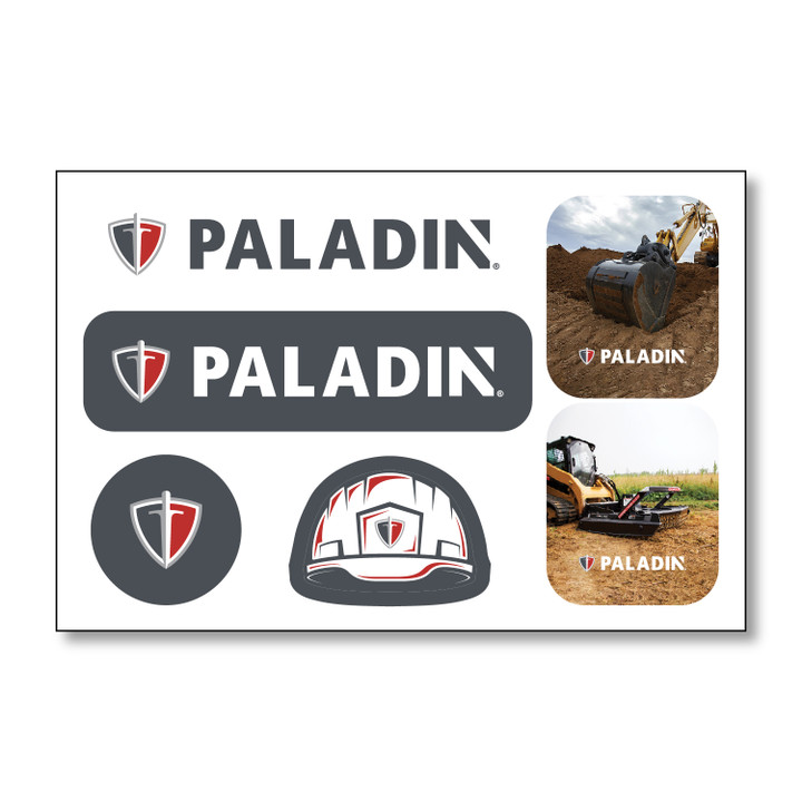Paladin 4" x 6" Sticker Sheet Paladin 4" x 6" Sticker Sheet
