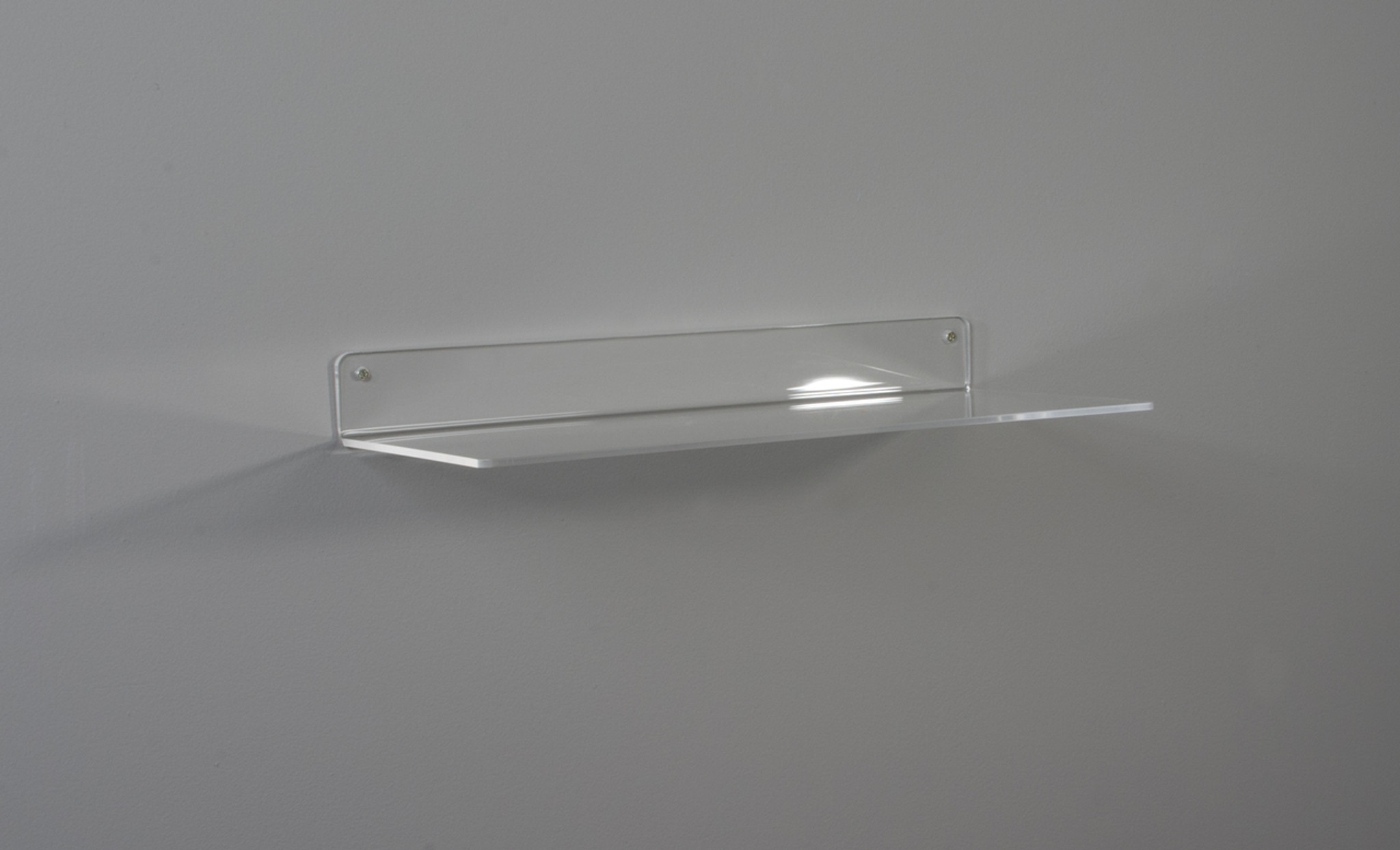 floating shelf with lip