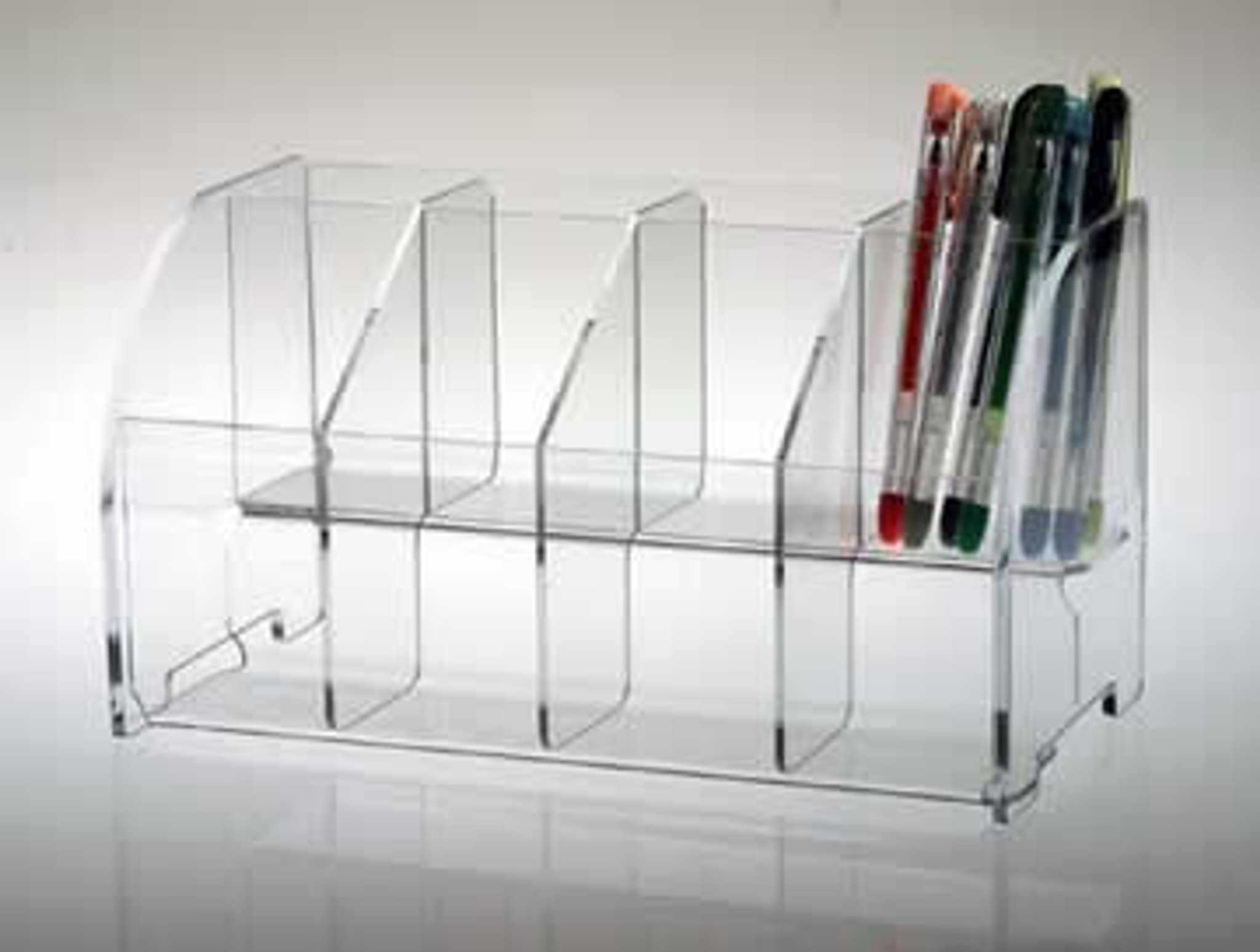 Acrylic 7-Pen Display Stand