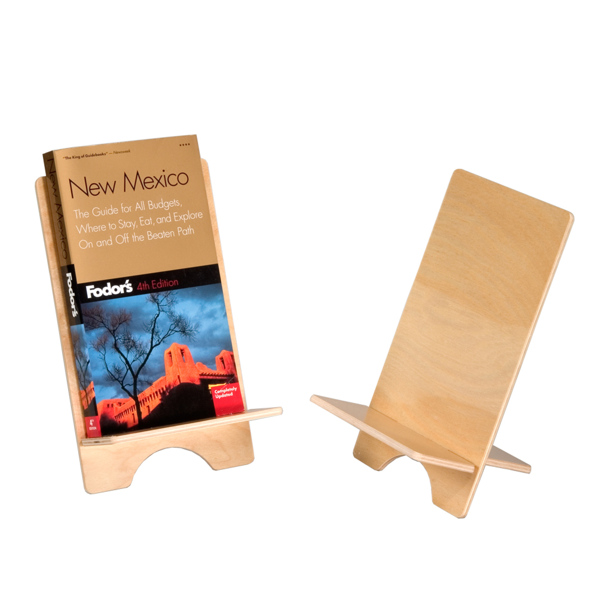 Easel Style BookStand Made Of Birchwood, 6 Wide