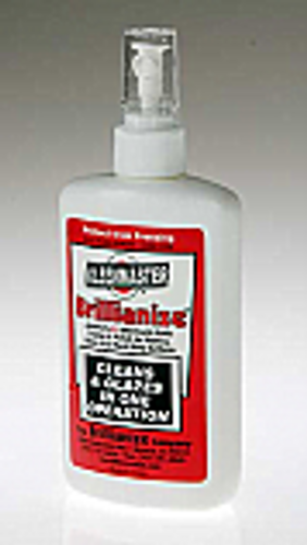 Spray cleaner for acrylic displays.