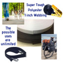 EZ-Xtend Polyester Webbing 1 Inch Heavy Duty