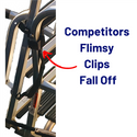 EZ-Xtend Pontoon Ladder Pull Up Strap - Competitors Flimsy Clips Fall Off