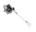 Ball Socket Deck Hinge - Concave