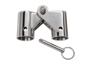 Locking Rail Hinge with Quick Release Pin