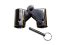 Locking Rail Hinge with Quick Release Pin