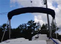 Bimini Top Boot Cover With Light Hole Cutout