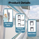 EZ-Xtend Square Pontoon Tubing Clips