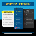 EZ-Xtend Camper Window RV Awning Tie Down Pull Strap
