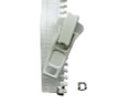 Lenzip #10 Double Plastic Locking Zipper Pull Separating Zipper - Includes SS Zipper Stop, Extra Slider