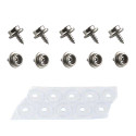 EZ-Xtend Stainless Steel Screws Marine Grade 3/8" #8