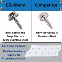 EZ-Xtend Stainless Steel Screws Marine Grade KIT