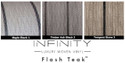 Infinity Luxury Woven Vinyl Flooring - HD Thickness - Flash Teak