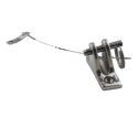 Bimini Deck Hinge - Angled - Stainless Steel